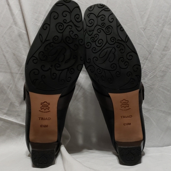 Brighton triad slip on heels croc texture brown - Picture 6 of 7